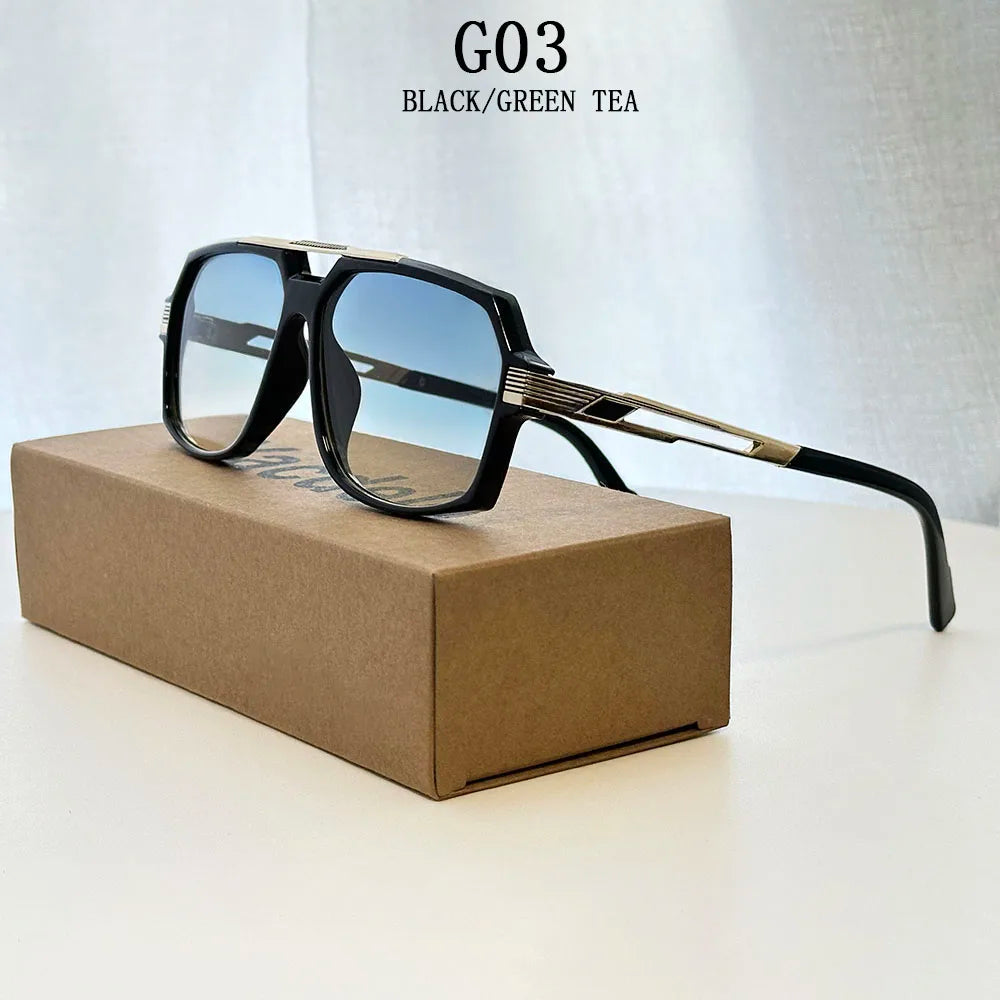 2026 Gafas de Sol de Lujo para Mujer Vintage Gafas de Sol Cuadradas para Hombre Envío Directo Gafas de Moda Gafas de Sol Hombre Gafas de Sol Mujer