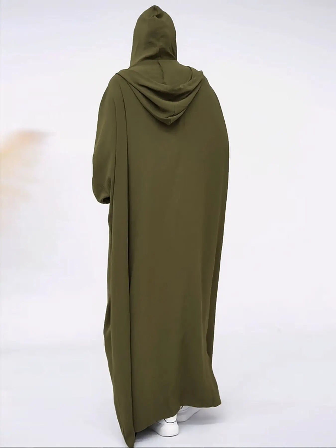 Abayas à pompons pour femmes musulmanes, vêtements de prière du Ramadan, Jalaba à capuche, manches chauve-souris décontractées solides, robe arabe financièrement, Djellab Eid