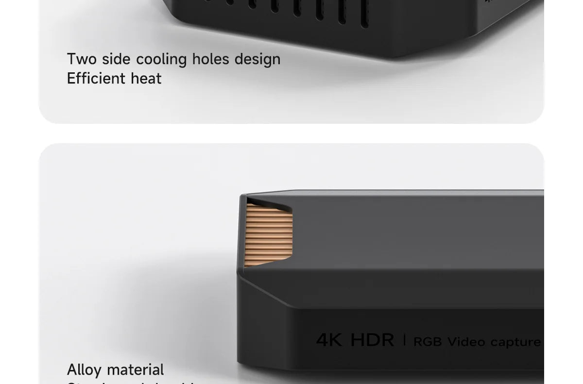 Carte de capture vidéo 4K Hagibis pour le streaming et le gaming, prise en charge VRR RGB HDR, transmission directe pour Switch2 Xbox PS5/4, diffusion en direct de la caméra