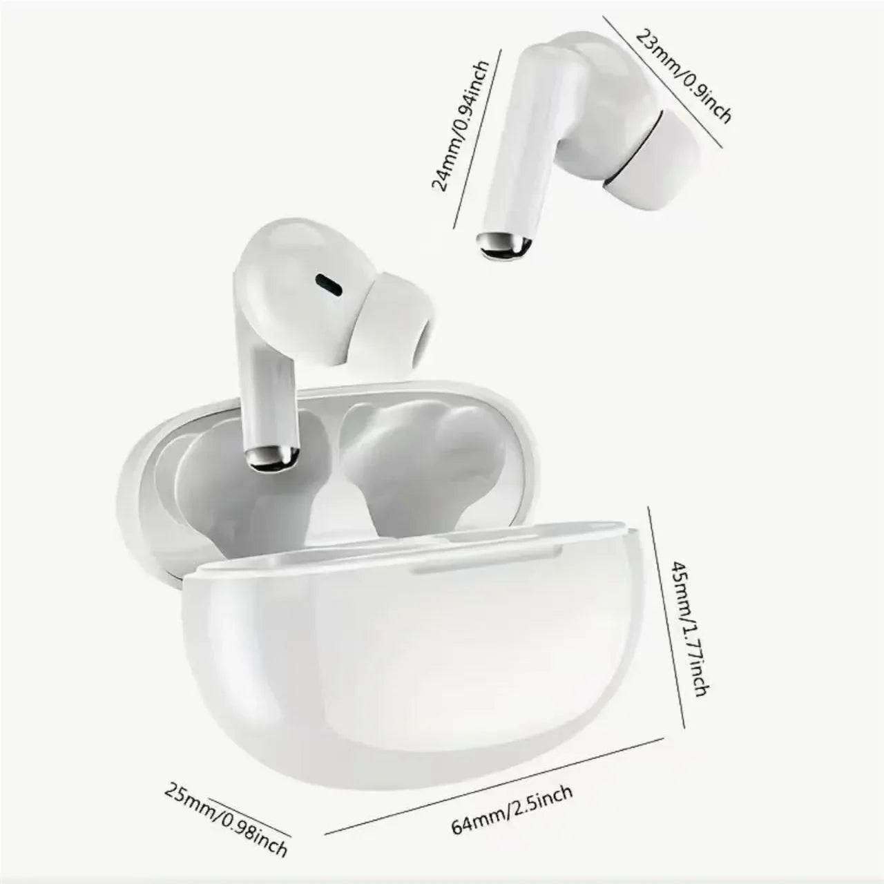 Écouteurs Bluetooth casque sans fil — antibruit, micro, smartphones