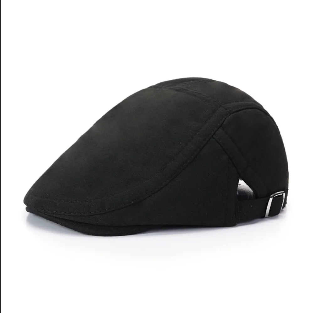 2025 New Fashion Solid Color Beret Men Women Warm Wild Hat Spring and Autumn Cotton Berets Hip Hop Hats Cap