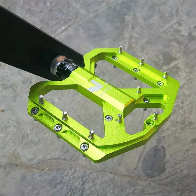 ENZO Ultralight Flat Pedals MTB CNC Aluminum Alloy Sealed 3 Bearings Anti-slip Bike Pedals Bicycle Parts