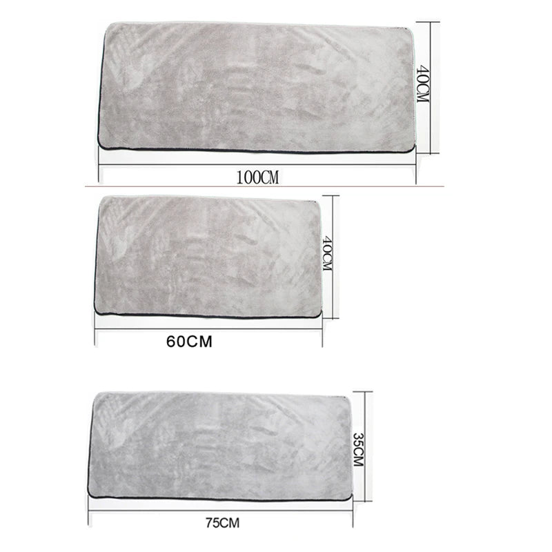 Serviette Lavage Voiture Microfibre Super Absorbante — Nettoyage Séchage Multifonction