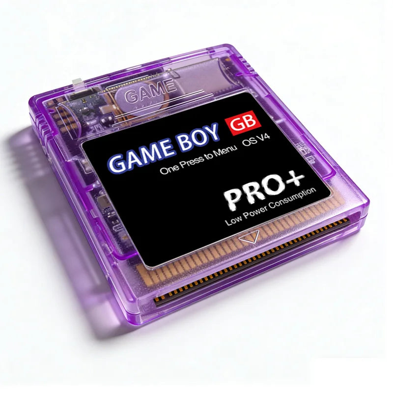 Cartouche de jeu GBC Gameboy OS V4 2000 en 1 avec carte TF 4 Go pour consoles de jeu GB GBC GBA SP GBM GBP
