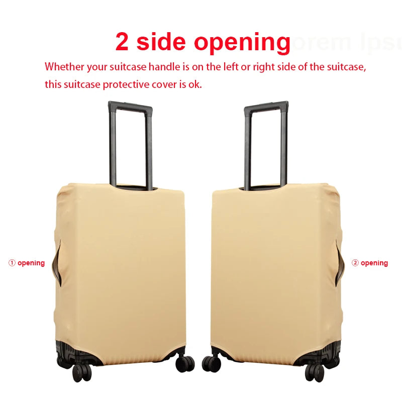 Housse de Protection Valise Imprimé Football — Polyester Spandex Tailles S/M/L
