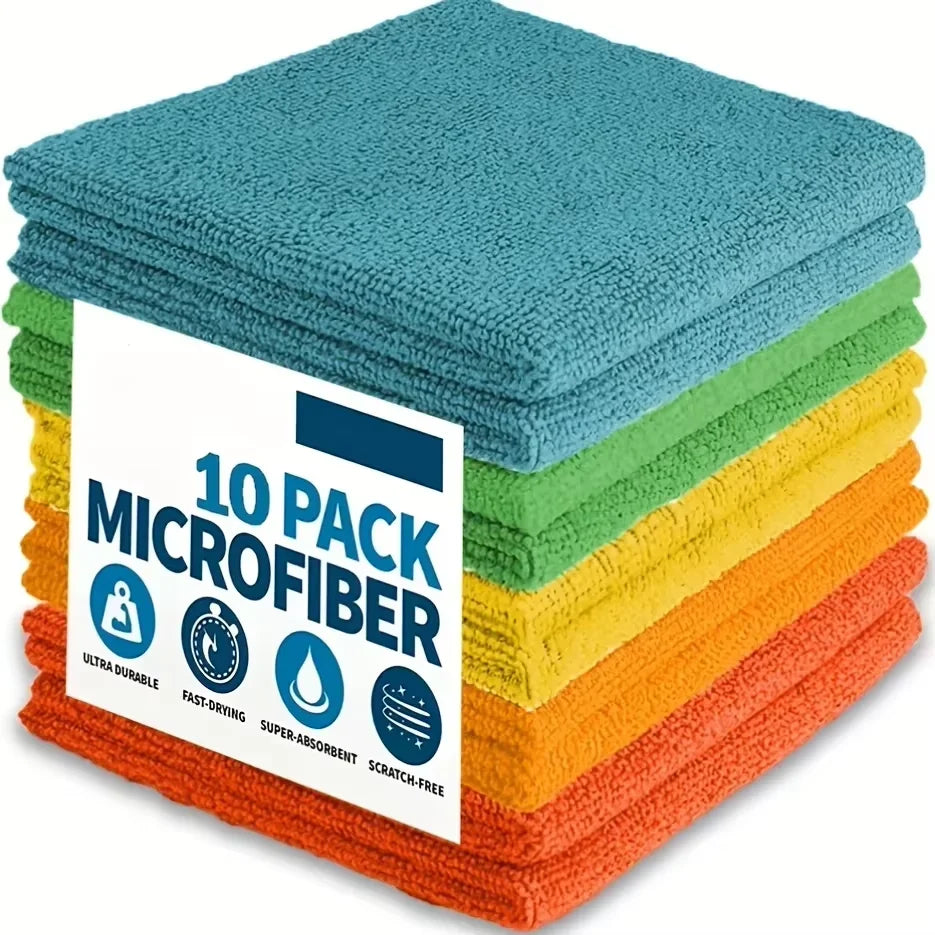 Ensemble de grillades à livres absorbantes, douces et anti-tâches, fibre ultrafine, serviettes de cuisine, gris clair, 5 pièces, 10 pièces, 20 pièces