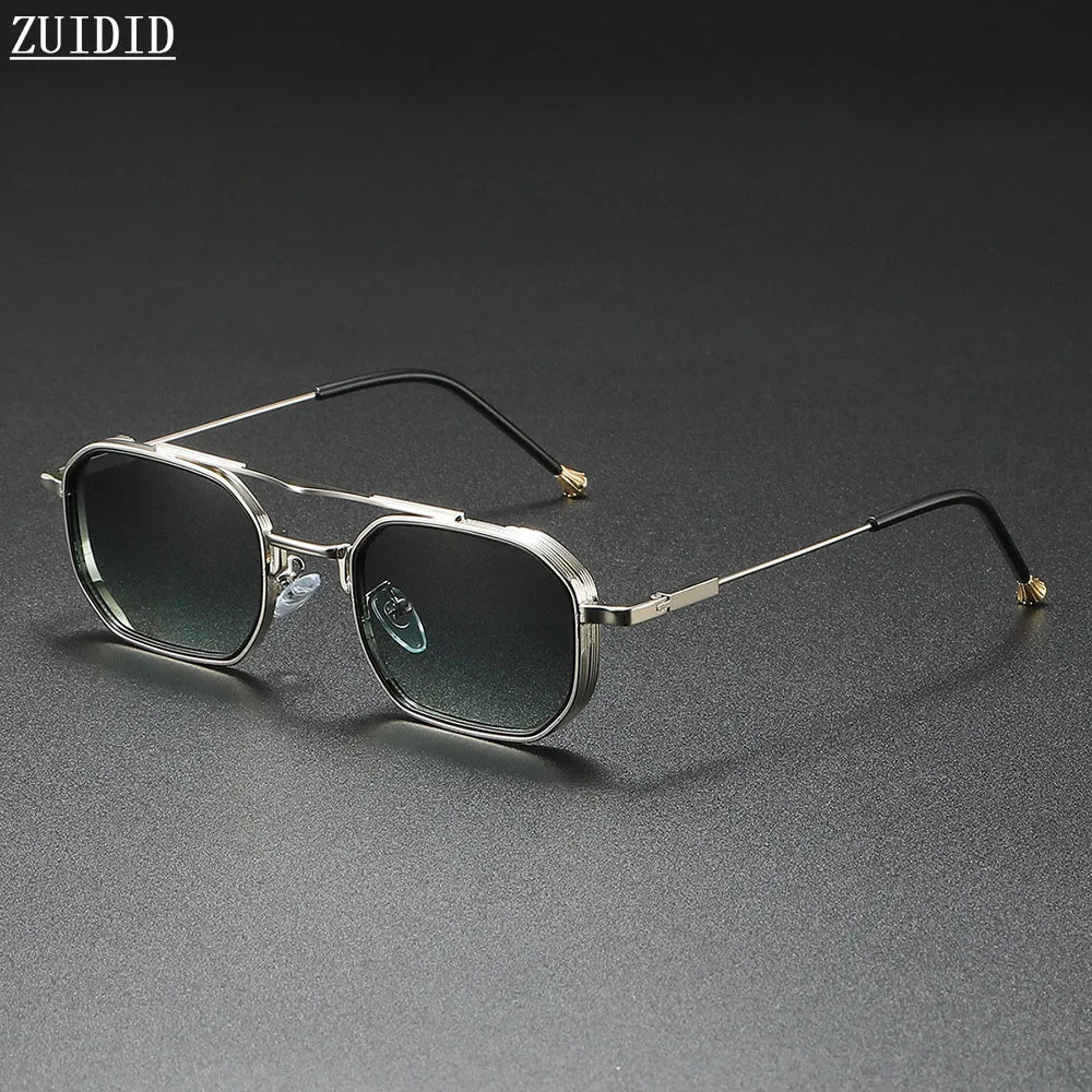 2025 Gafas De Sol cuadradas para mujer a la moda, Vintage Steampunk, Gafas De Sol para hombre, Lujo, Moda, Gafas, Gafas De Sol Hombre, Gafas De Sol Mujer