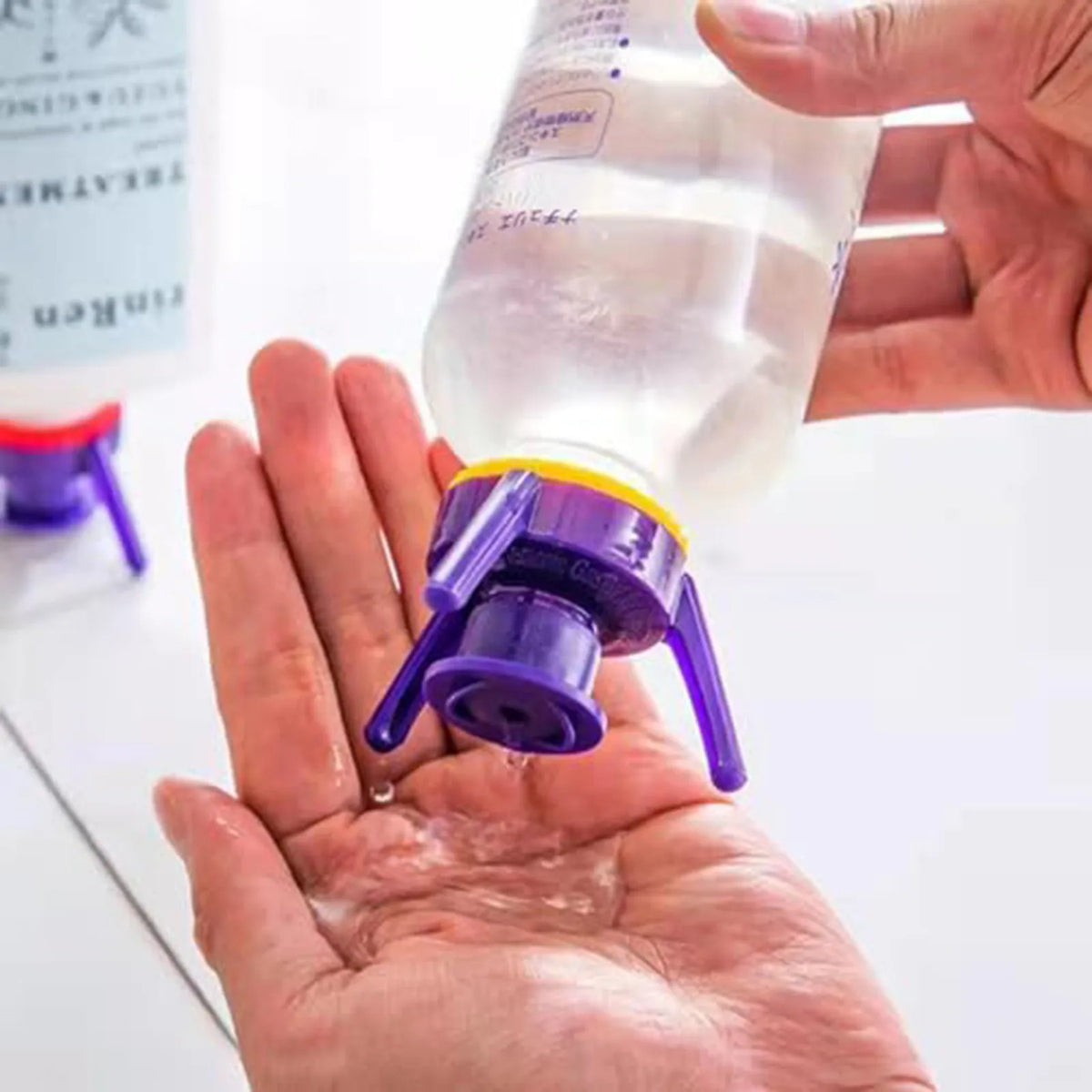 Bouchon inverseur de bouteille anti-fuite – Support multifonctionnel pour shampoing et gel douche