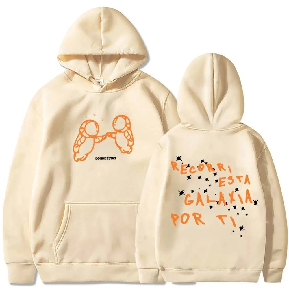 2025 tendencia Ivan Cornejo Mirada sudadera con capucha para mujer, jersey con capucha de rapero de Hip Hop de manga larga, sudadera de cantante