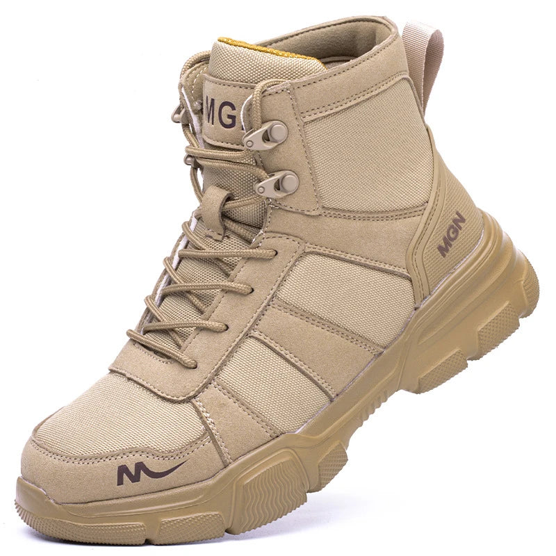 Work Boots Indestructible Safety Shoes Men Steel Toe Shoes Puncture Proof Sneakers Women Non-slip Work Shoes Tactical Boots For Men