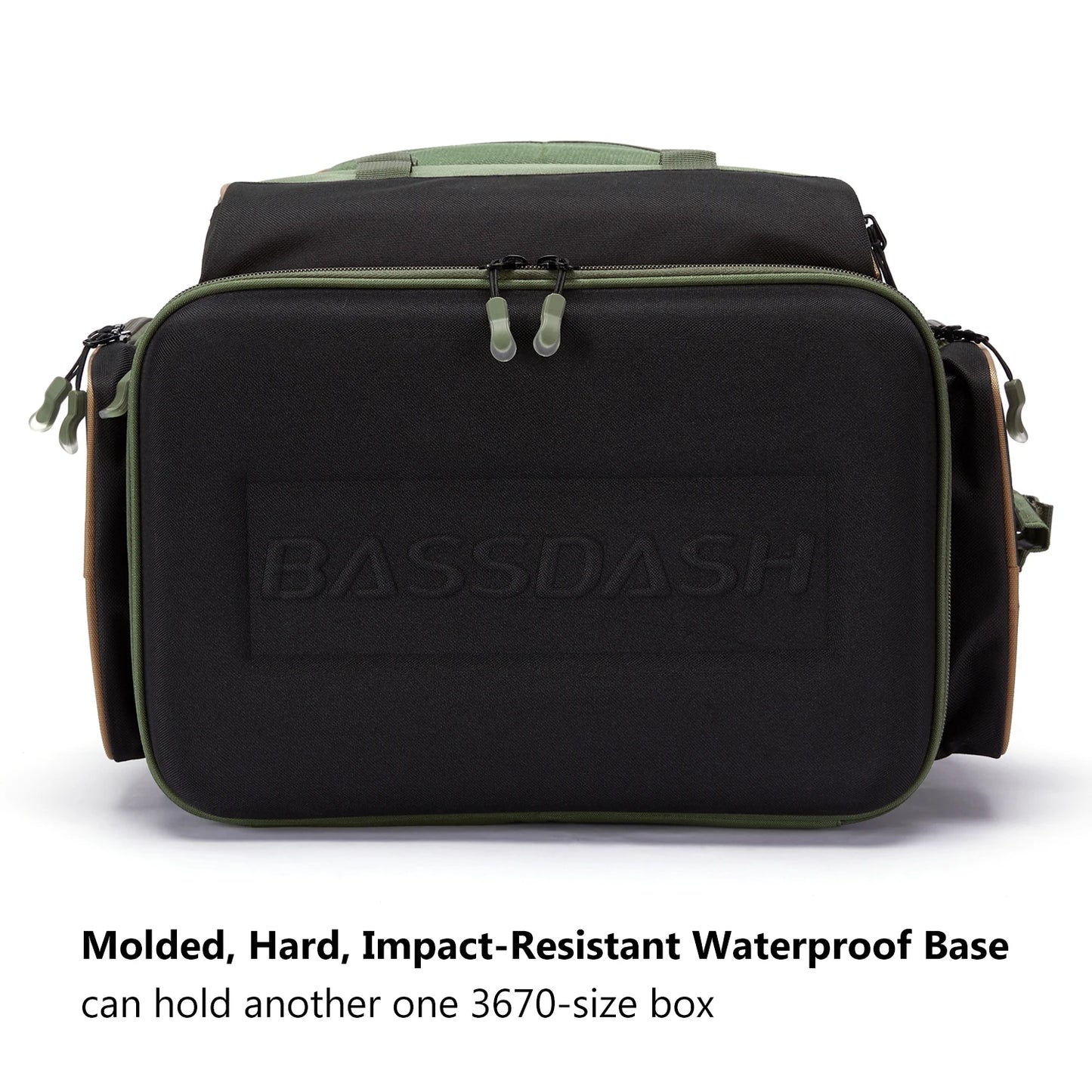 Bassdash Multifonctionnel De Pêche Sac À Dos Léger Tactique Doux S'attaquer Boîte avec Housse De Protection Pluie