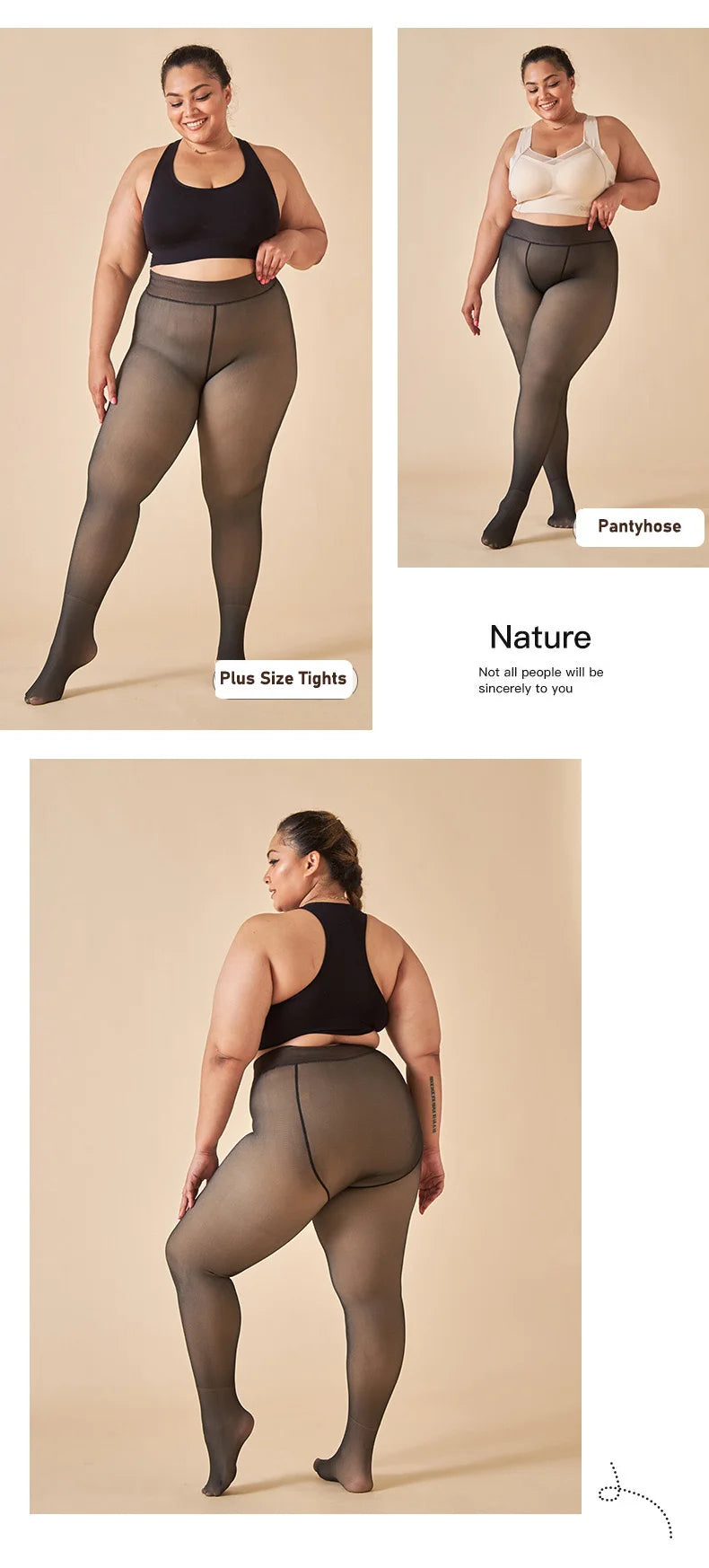 Collants thermiques épais pour femmes, collants translucides, bas thermiques, taille haute, élastique, mince, sexy, velours, sourire, leggings, hiver