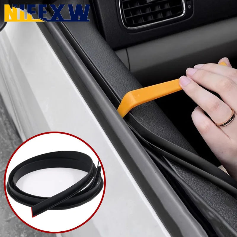 Bande d'étanchéité pour fenêtre de voiture, joint automatique en forme de V, remplissage d'écart de fenêtre latérale automatique, coupe-froid, accessoires d'isolation phonique
