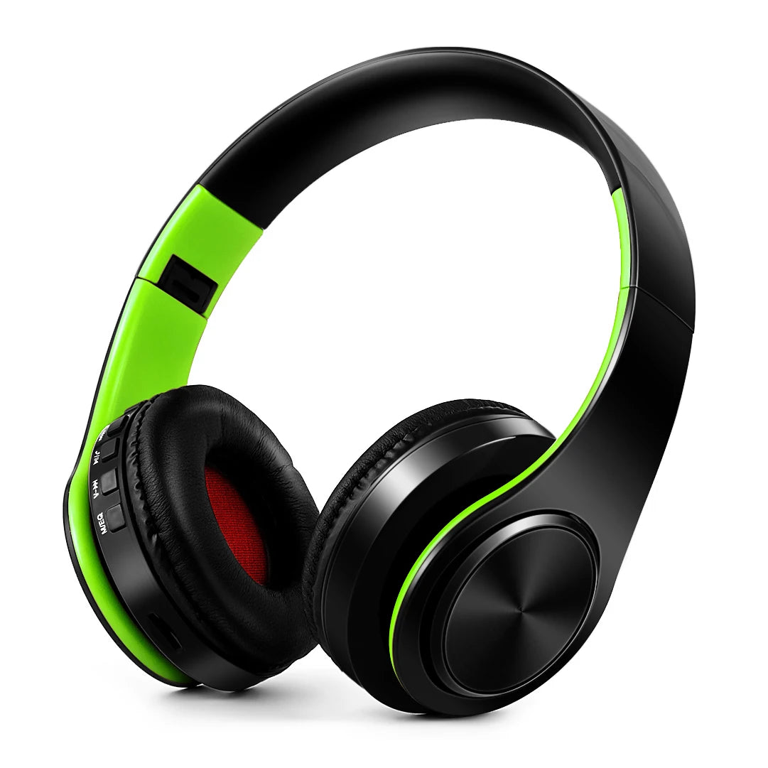 Auriculares inalámbricos Bluetooth para hombre, regalo dorado, auriculares estéreo, juego con micrófono incorporado, universales para Android e iOS