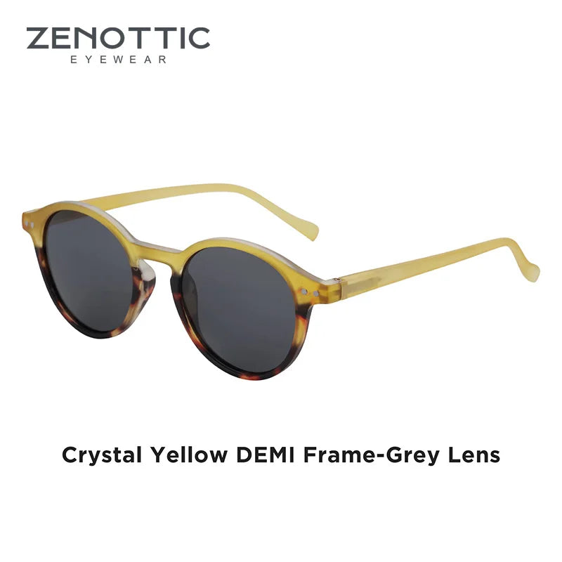 Lunettes de soleil polarisées circulaires rétro 2026 — petites rondes, UV400, vintage, hommes femmes