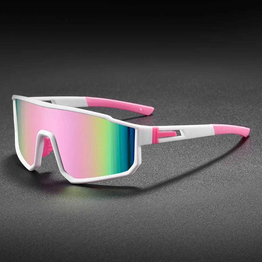 Men's oversized cycling glasses, bike, windproof, colorful coating, outdoor sports sunglasses, motorcycle