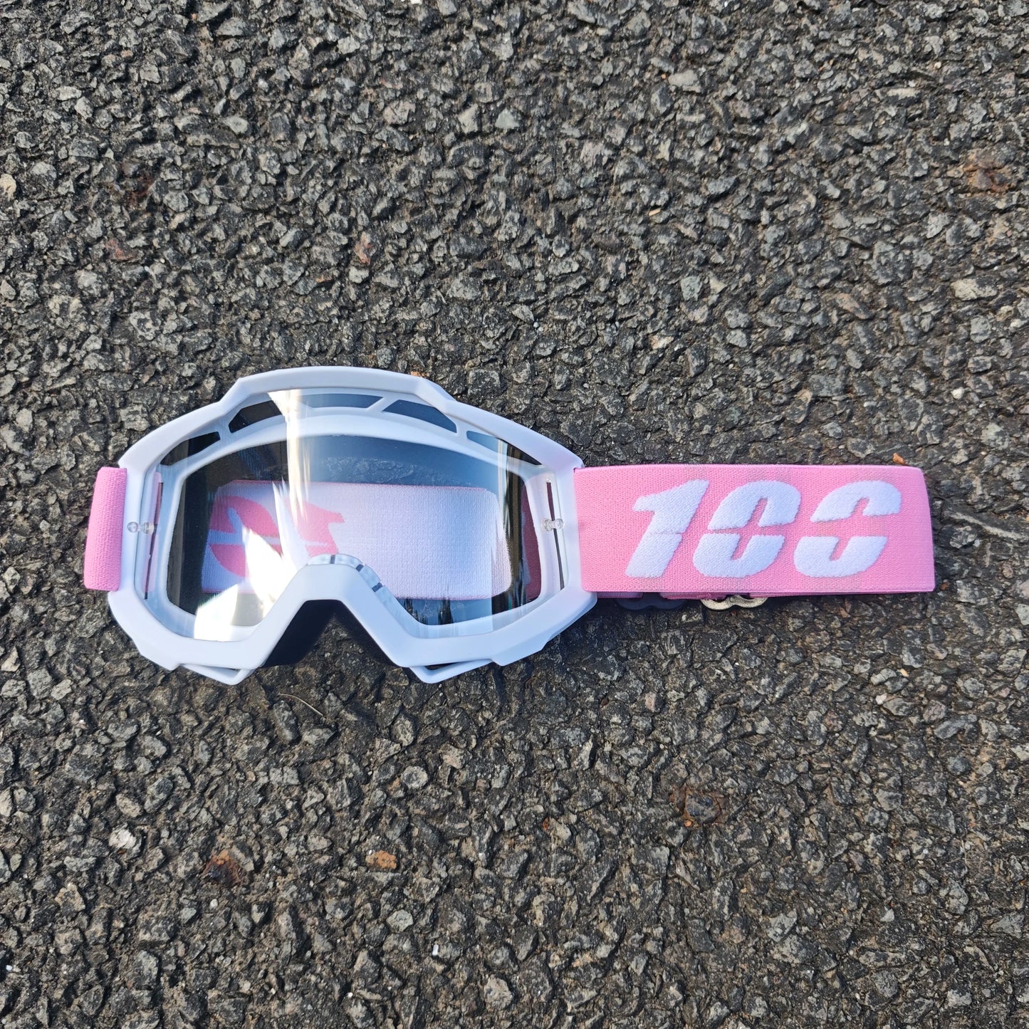 100 gafas de moto, lentes de carreras antipolvo a prueba de viento para hombres y mujeres, motocross, ciclismo, esquí al aire libre, gafas de bicicleta de cross