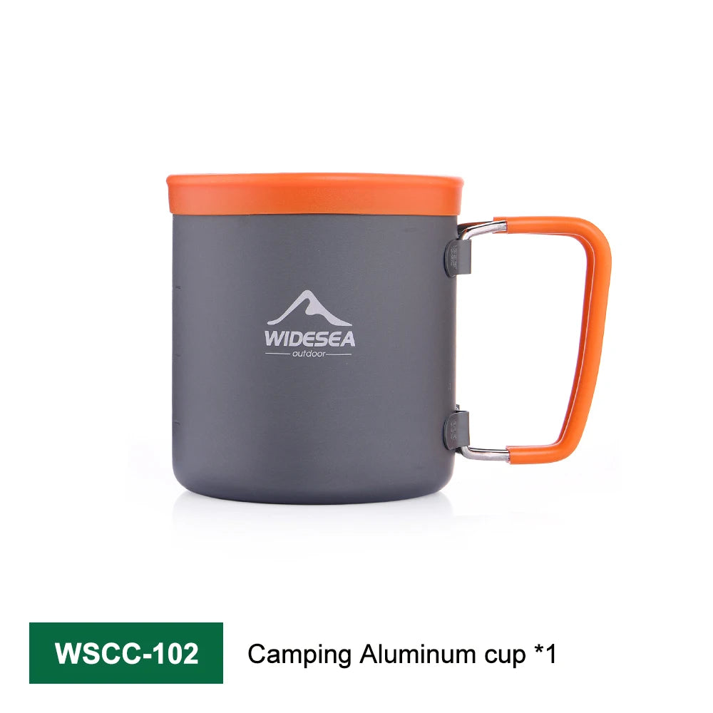 ESEA-Ensemble d'ustensiles de cuisine de camping, équipement britannique extérieur, tasse à thé, tasse filtrante à café, chaudron de pique-nique, vaisselle touristique, annulation