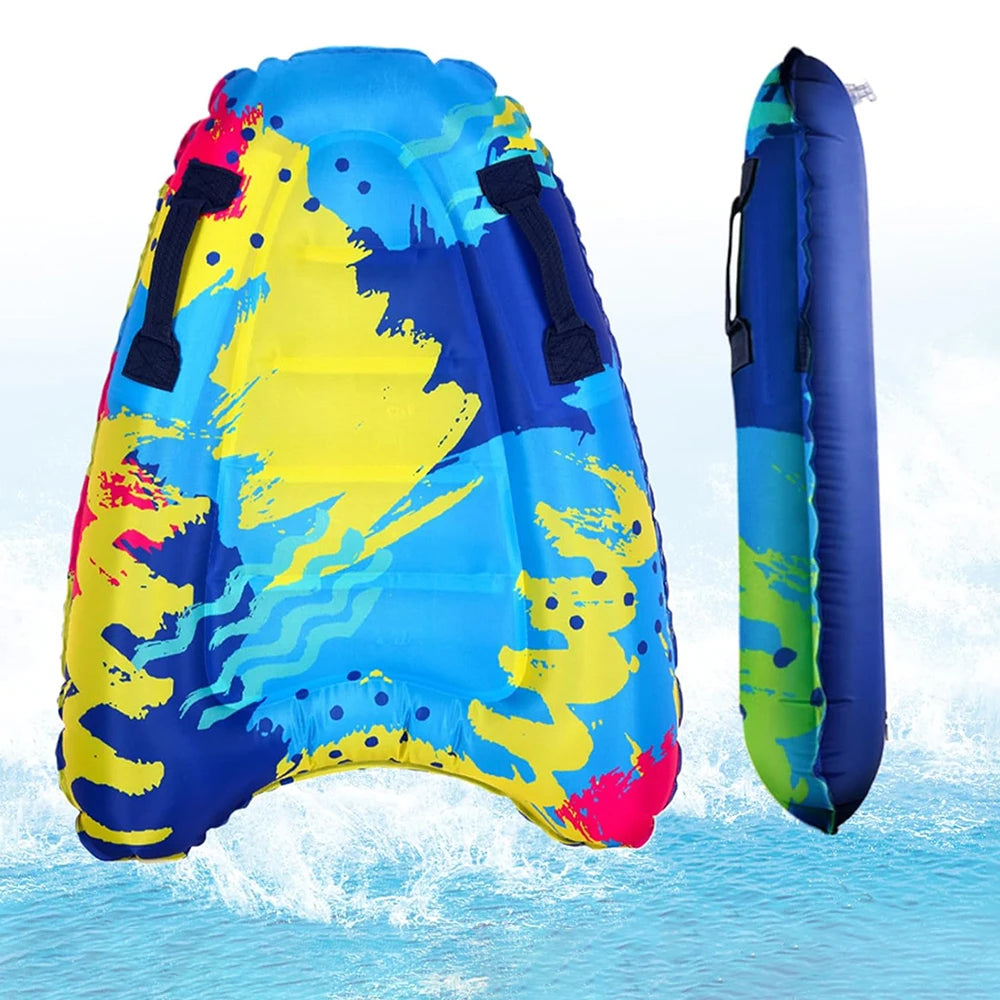 1pc Thick PVC Inflatable Surfboard for Swimming, Sea Surfing and Portable Water Skiing, Suitable for Beach and Pool Holidays