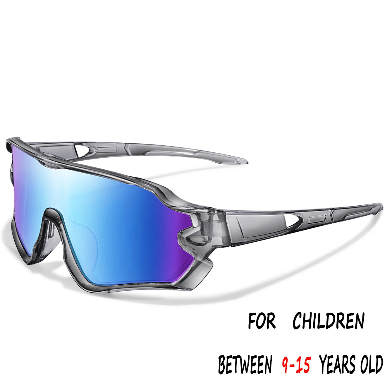 9-15 ans enfants cyclisme lunettes de soleil garçons et filles Sports de plein air équitation UV400 Camping lunettes pêche vélo lunettes pour enfants