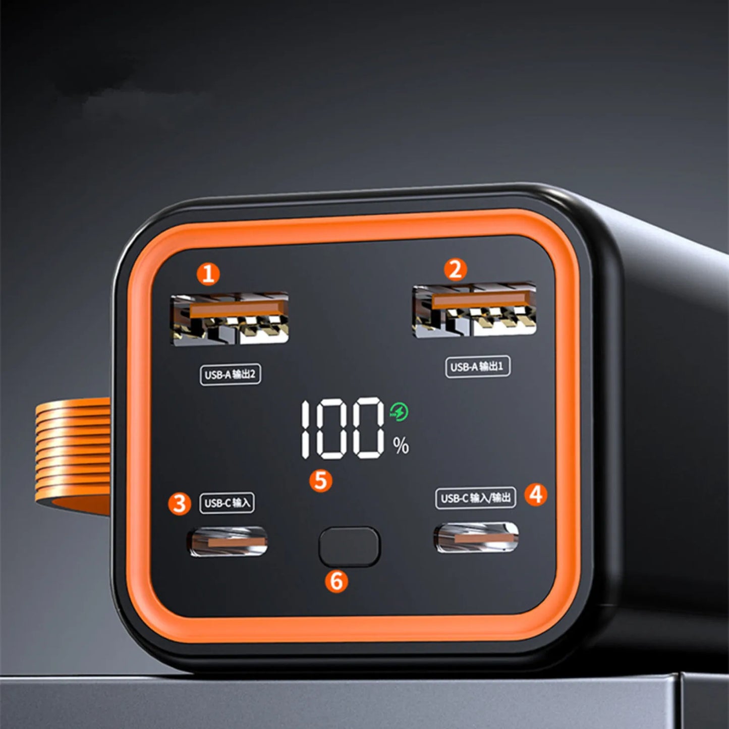 Boîtier de batterie externe 21700 à 4 emplacements, Charge rapide pour téléphone portable, soudage, boîtes de rangement de batterie à monter soi-même avec écran LCD