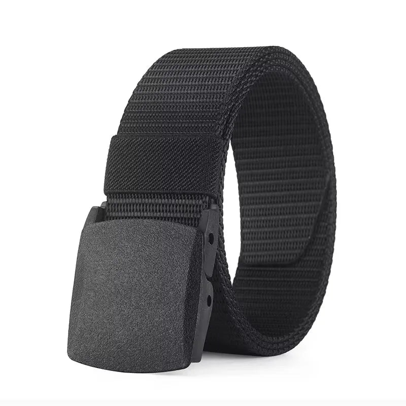 Ceinture Toile Nylon Sans Métal — Sport Extérieur Jeans Homme Femme