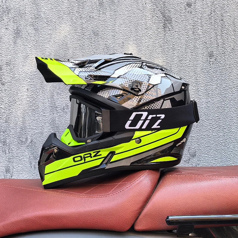 Casque moto adulte hors route — course classique, modulaire, homme et femme