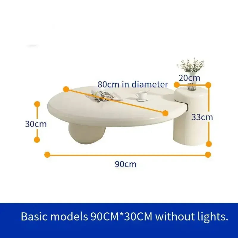 Lámparas modernas redondas simples nórdicas de mesa, inteligentes, glamurosas, de diseño prémium, mesas bajas, pequeñas, blancas, bonitas, mesa de centro, muebles