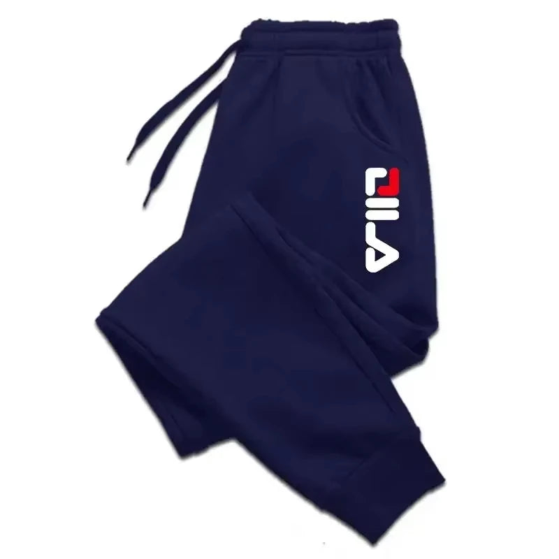 Pantalon de jogging homme — cordon, polaire, survêtement, entraînement, course, gym, fitness