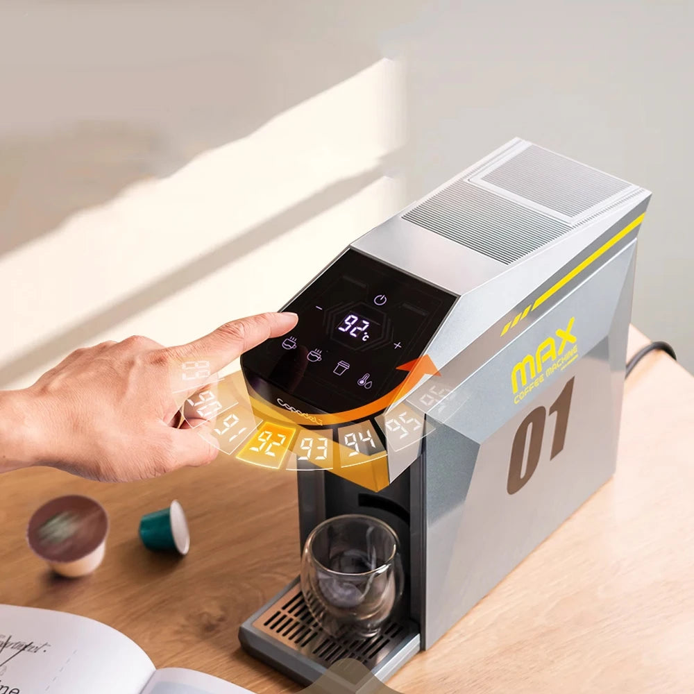 Máquina de café espresso 4 en 1 compatible con monodosis K-Cup, cápsulas Nespresso originales, cápsulas DG y café molido