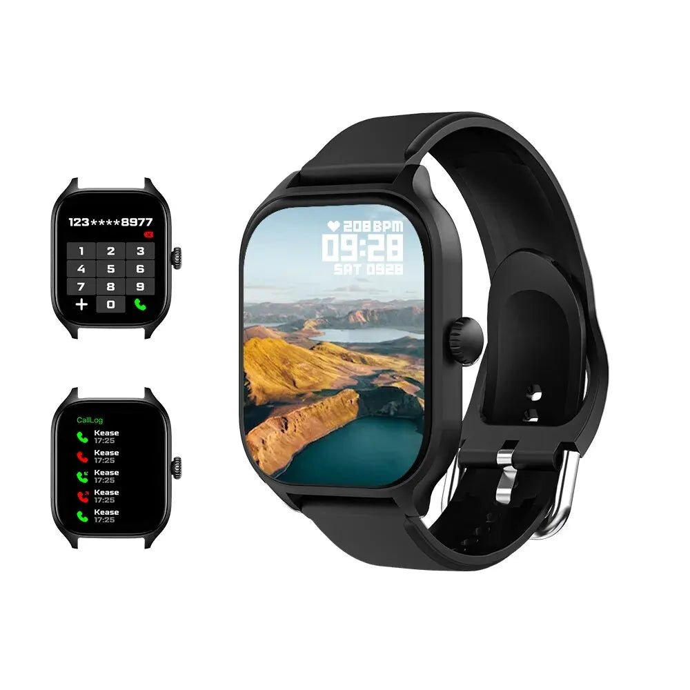 Smartwatch Appels Bluetooth — Calories Fréquence Cardiaque Oxygène Sanguin