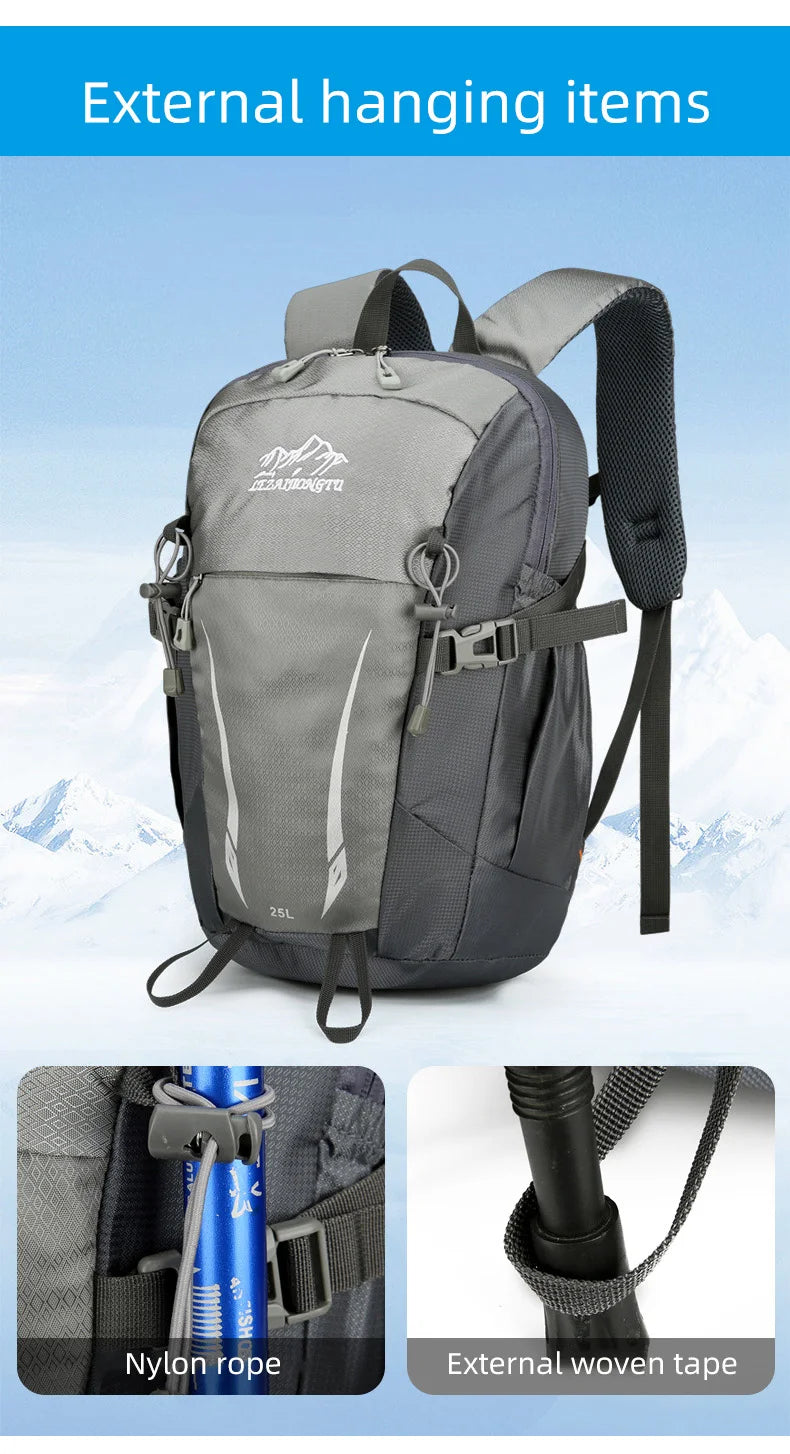 Sac d'alpinisme en plein air, sac à dos d'escalade étanche, grand sac à dos de Camping, sac de randonnée professionnel, sacs d'équipement de sport