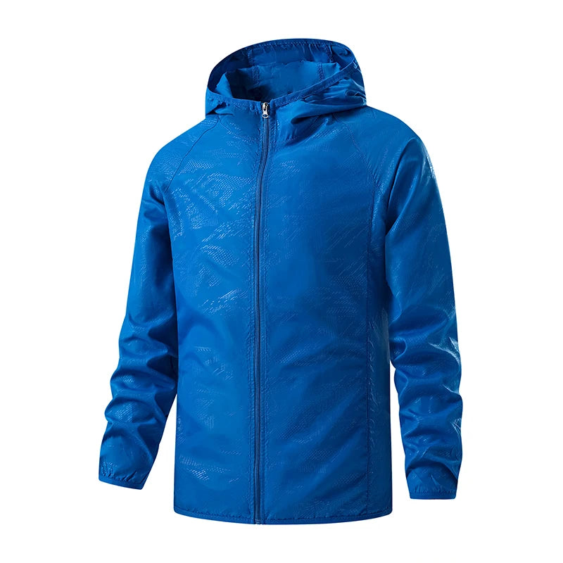 LNGXO Waterproof Hiking Jackets for Men and Women, Sun Protection Windbreaker, Camping Climbing Rain Coat, Unisex Portable Clothing