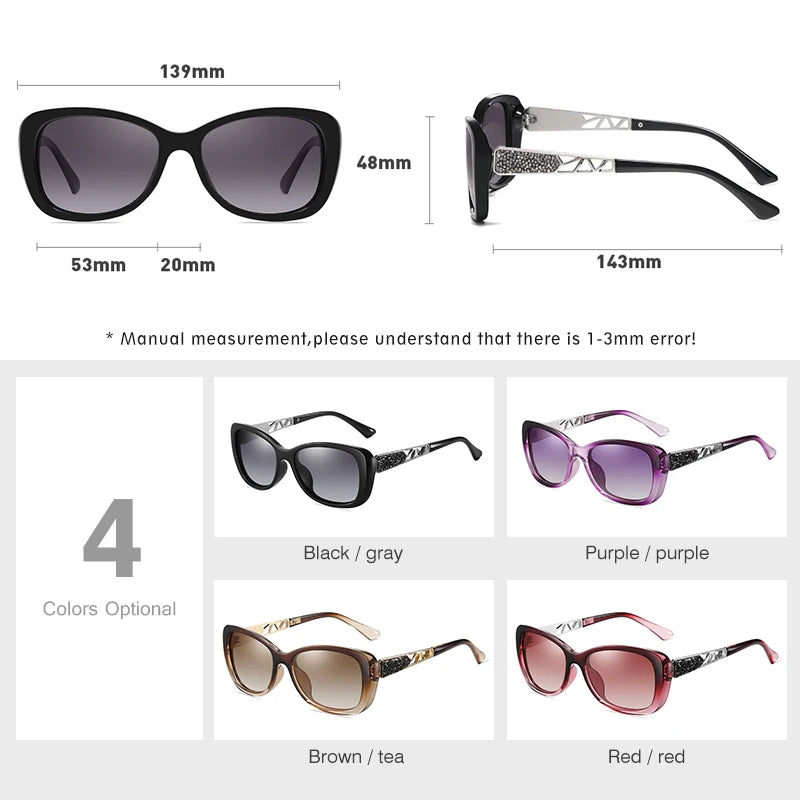 LM 2024 gafas de sol de mujer con lentes degradadas polarizadas, diseño de lujo para damas, elegantes, UV400, gafas de moda, Lunette De Soleil Femme