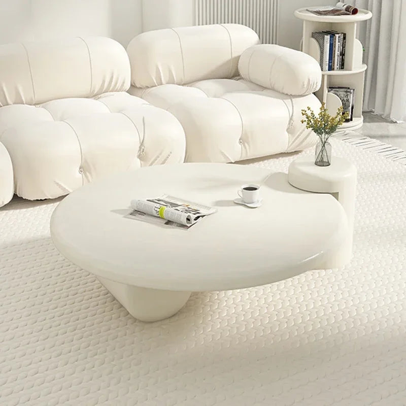 Lámparas modernas redondas simples nórdicas de mesa, inteligentes, glamurosas, de diseño prémium, mesas bajas, pequeñas, blancas, bonitas, mesa de centro, muebles