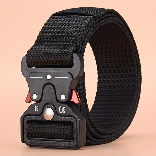 Cinturones tácticos versátiles para hombres - Diseño duradero y ajustable - Para entusiastas de los deportes al aire libre, para usar con pantalones, vaqueros, para hombres y mujeres