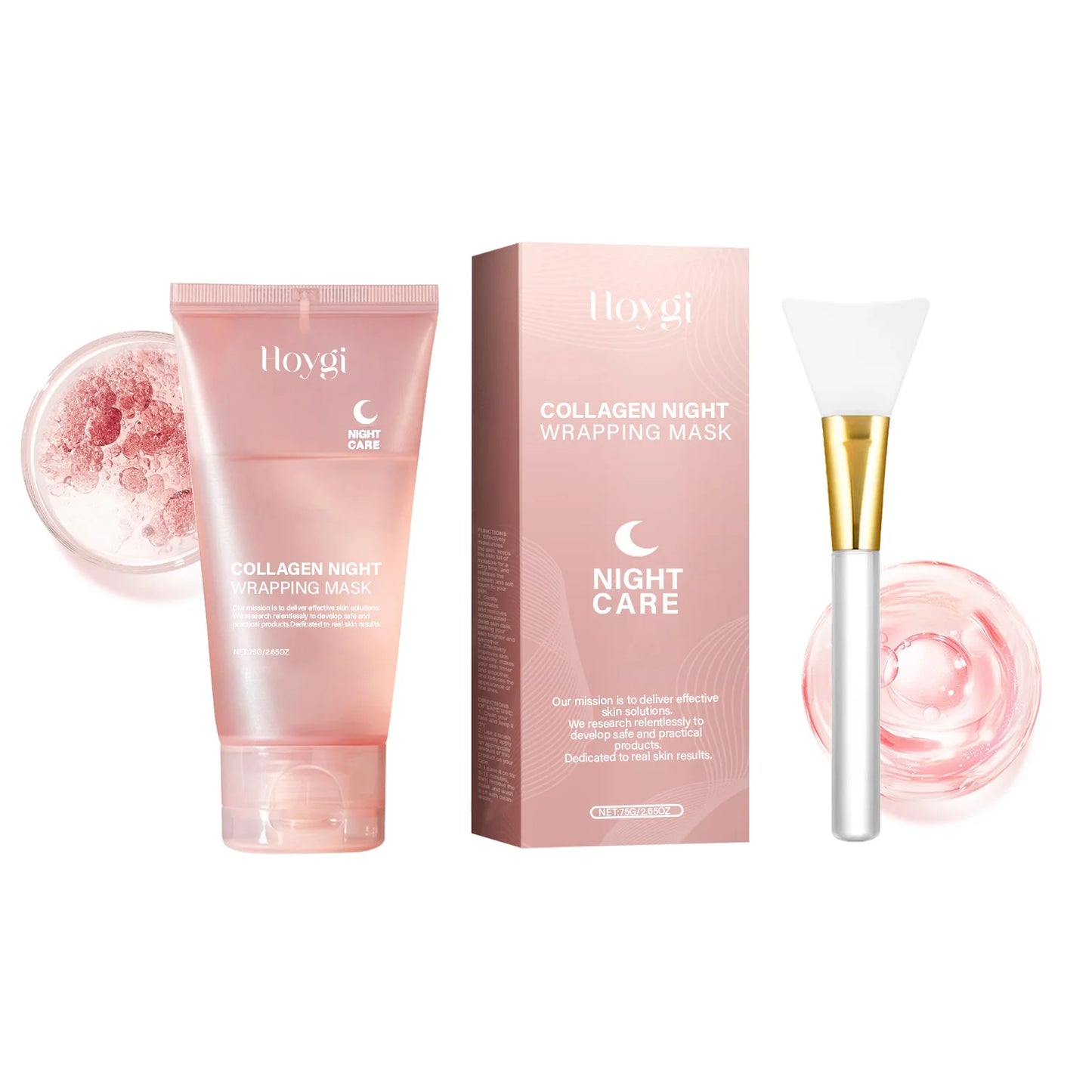 Deep collagen mask, peel-off mask, anti-wrinkle, lifting, facial skincare, organic masks, night mask, skin moisturizer, for women