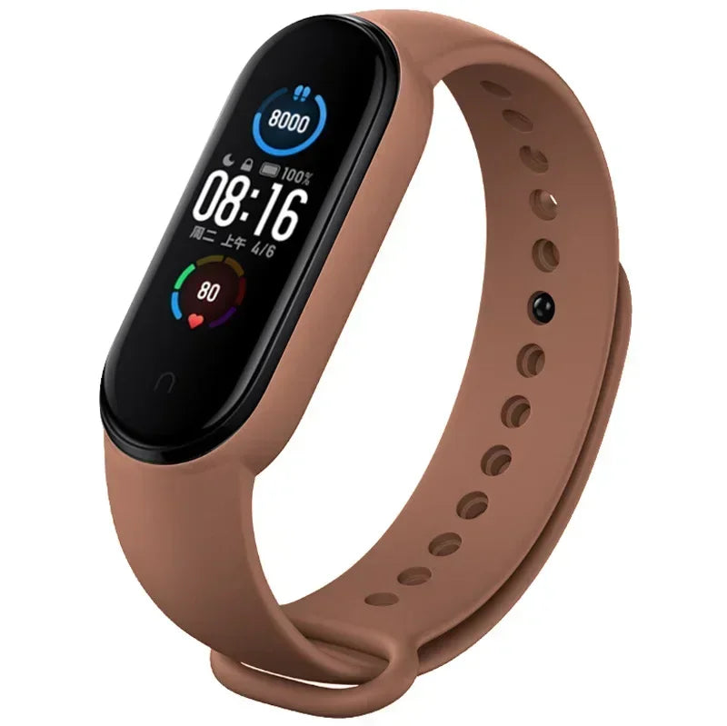 Bracelet Silicone Remplacement Band 3/4/5/6/7 — Accessoires Montre Connectée