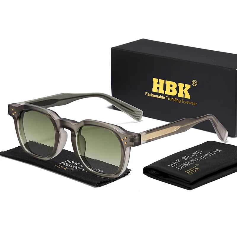 Lunettes de soleil carrées rétro punk — hommes et femmes, plage, conduite, UV400