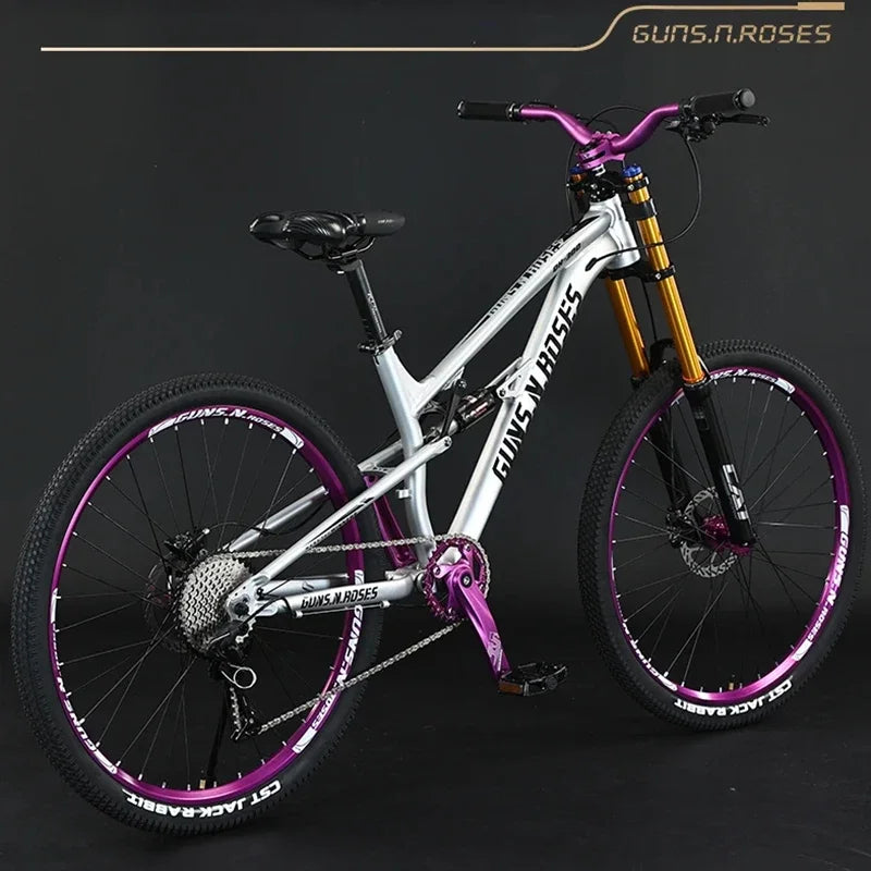 VTT Descente Suspension Souple 27,5 Pouces — 10 Vitesses Suspension Pneumatique Frein Huile