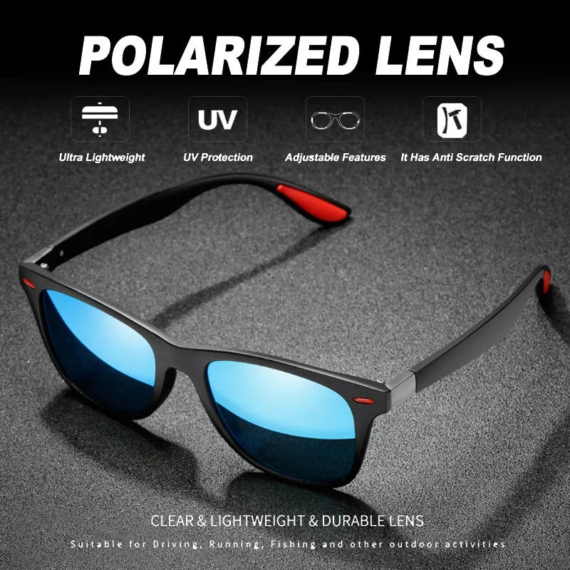 Gafas de visión nocturna, montura de PC, gafas de sol polarizadas para hombre, deporte al aire libre, gafas de sol, visión diurna, visión nocturna, gafas de piloto, gafas de noche