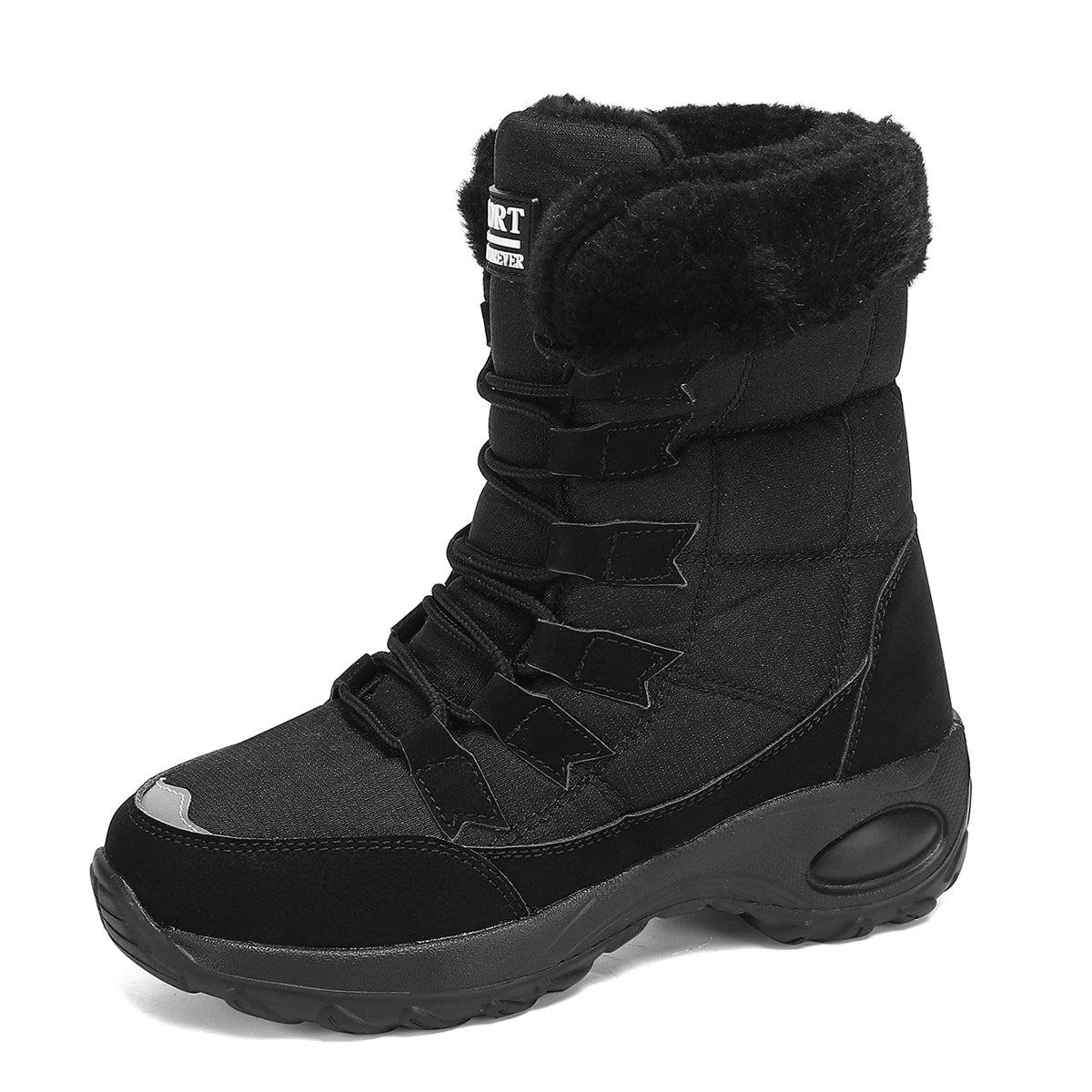 Bottes Femme à Lacets Confortables — Style Tendance Automne-Hiver