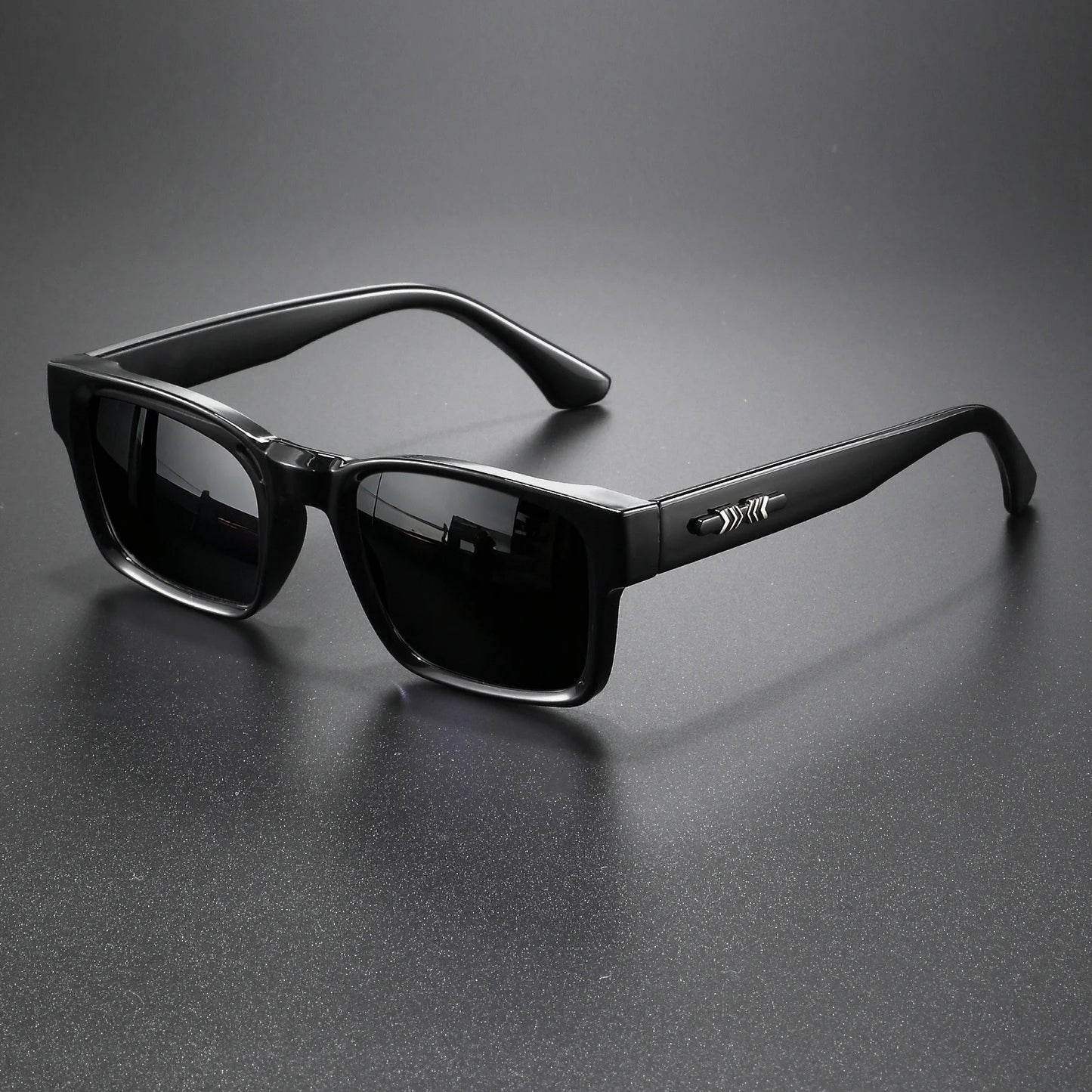 Retro Punk Sunglasses - Protective Square Frame, UV400 Unisex for Outdoor Adventures and Casual Style