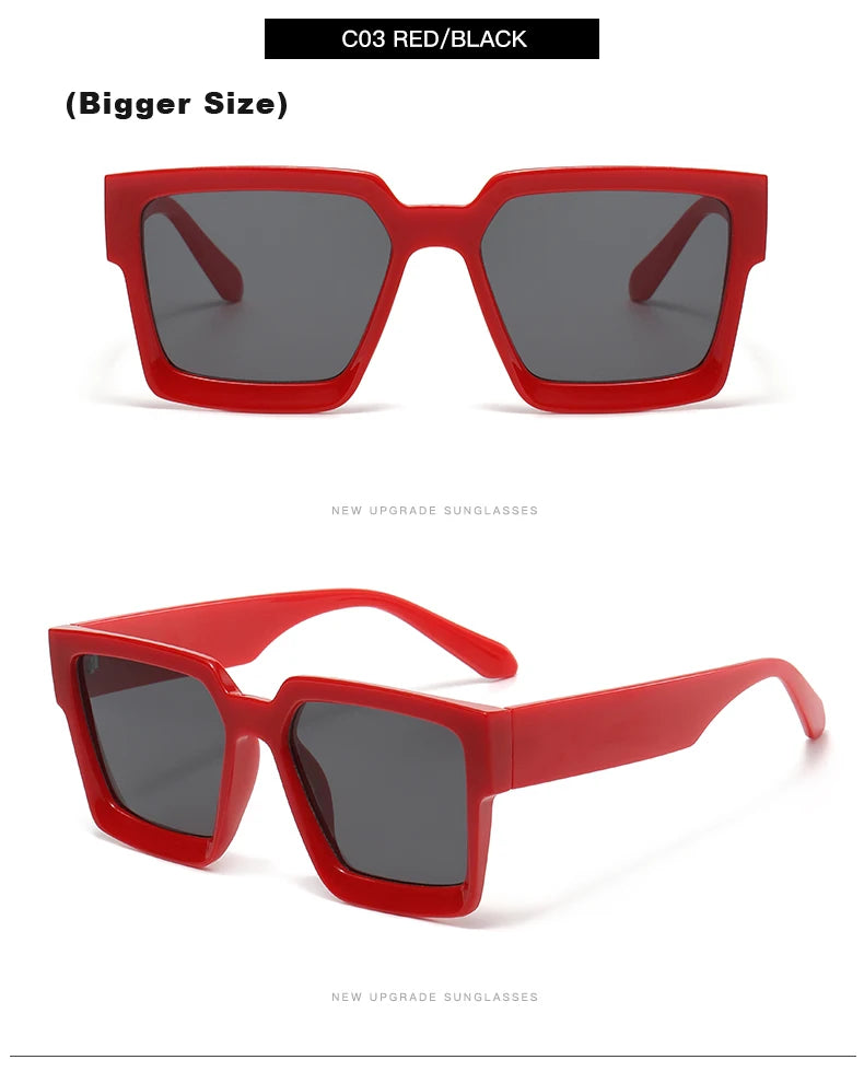 Lunettes de soleil vintage cyclisme carrées — hommes, femmes, rétro, unisexe, populaires, UV400