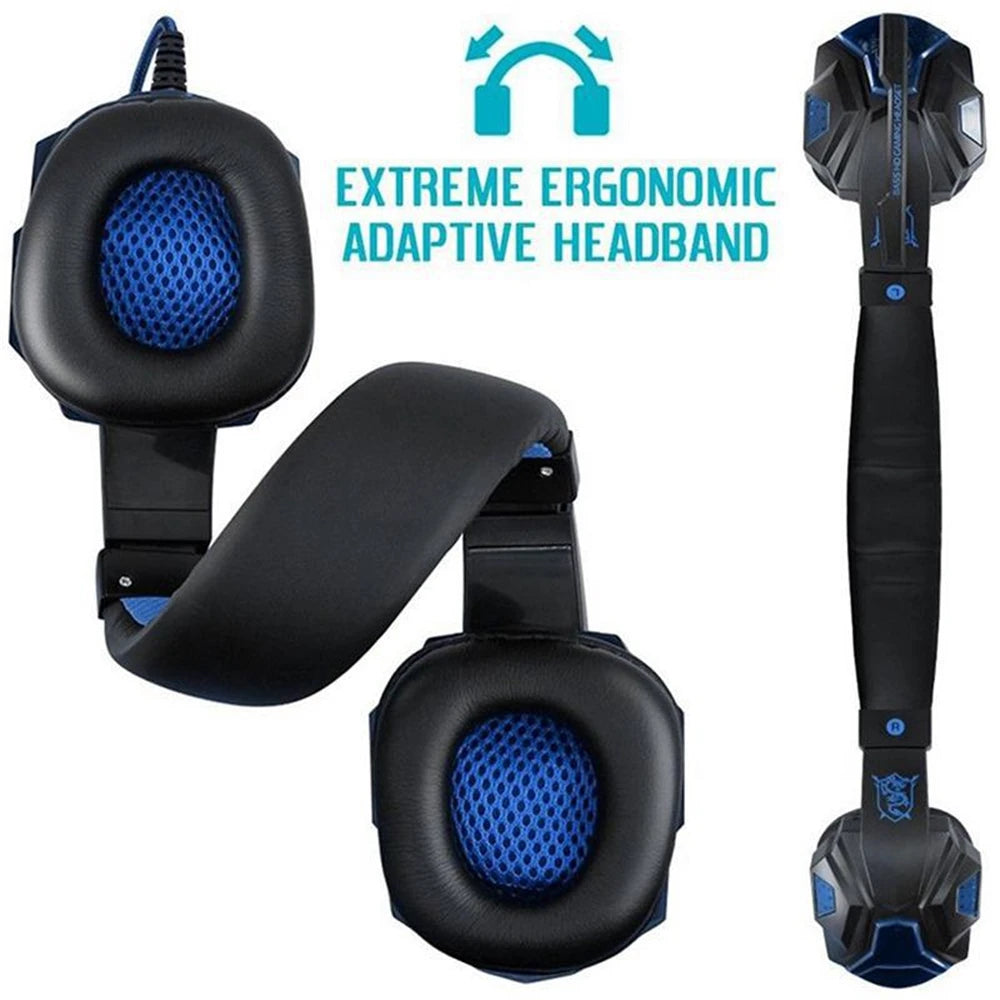 Casque gaming filaire avec microphone antibruit réglable 120° — consoles, smartphone, ordinateur portable