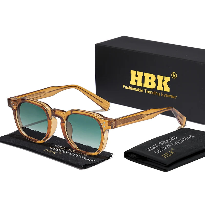 Lunettes de soleil carrées rétro punk — hommes et femmes, plage, conduite, UV400