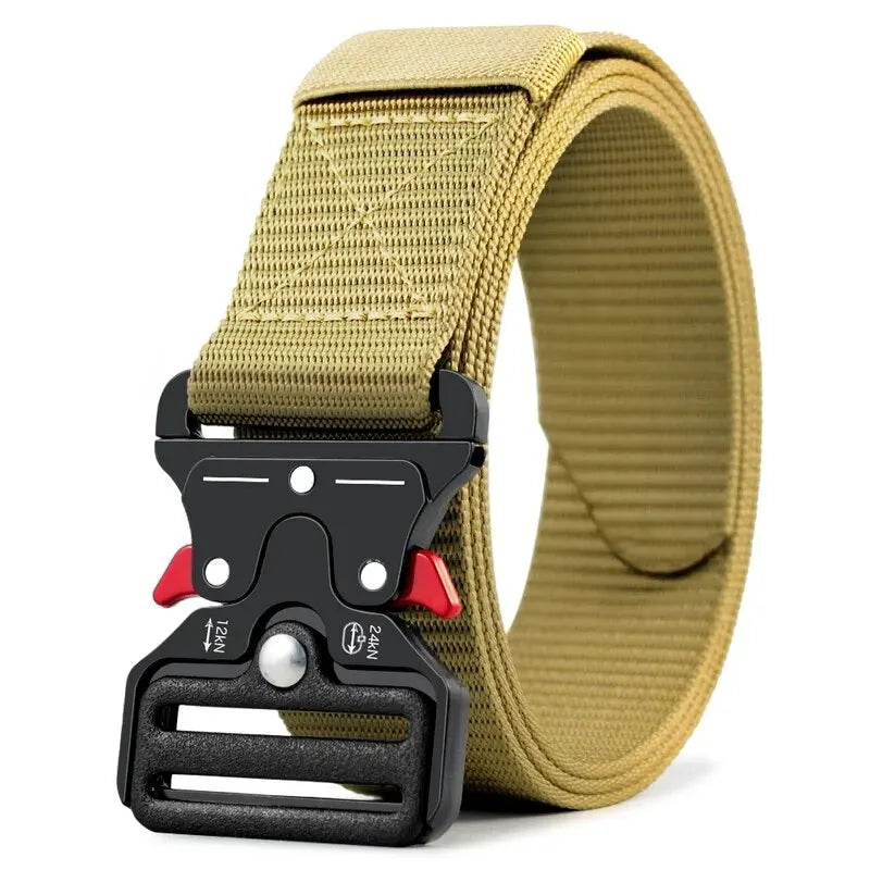 Cinturón multifuncional para hombre, lona de alta calidad para nailon, cinturón de lujo para hombre, jeans deportivos para mujer