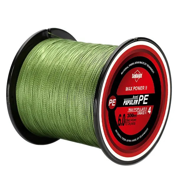 SeaKnight TriPoseidon Série 4 Brins Multifilament Ligne De Pêche 300M PE Ligne Tressée Lisse Carpe Pêche 15lb 20lb 25lb 30lb