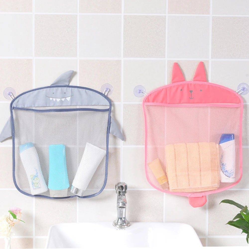 Cartoon Hanging Bag, Colorful Mesh Storage Basket, Kitchen Bathroom Sundries Organizer, Hanging Bag