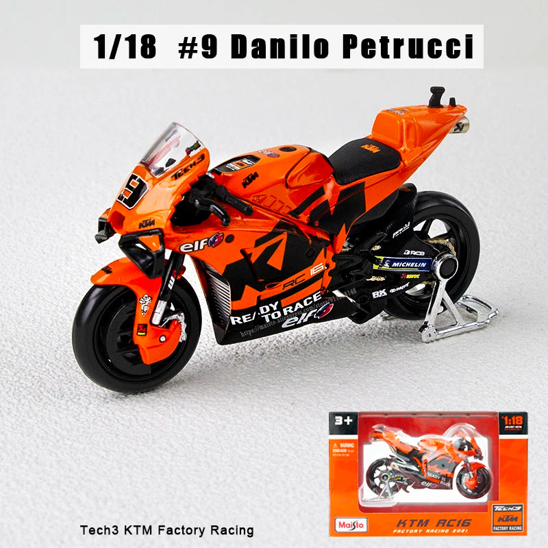 Modèle Réduit Moto GP 1:18 Champion 2024 — Alliage Moulé, Collection & Cadeau